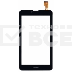 Сенсорное стекло (тачскрин) для Prestigio PMT1157, черное, фото 1