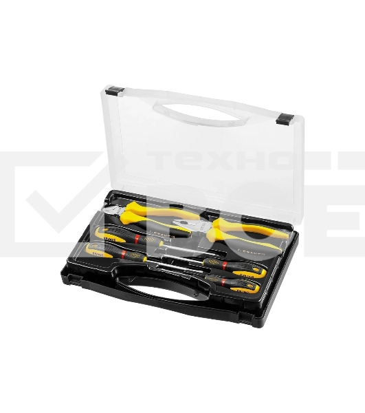 Набор слесарно-монтажного инструмента STAYER 'PROFI' ULTRA (2202-H6): 4 отвертки, плоскогубцы и бокорезы, 6 предмета