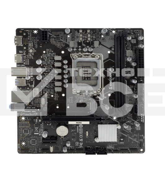 Материнская плата Biostar H610MS, LGA 1700, Intel H610, 2xDDR4, 4xSATA, 1xM.2, 1xPCIe 4.0 x16, 1xPCIe x1, 1xHDMI, 1xDP, 1x 1Gb LAN, 1xUSB-A 3.2 Gen 1, 4xUSB-A 2.0, 3x3.5 мм, 7.1, mATX