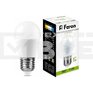 Лампа светодиодная FERON LB-750 (25950) 11W 230V E27 4000K G45