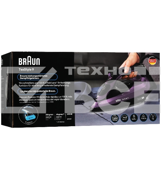 Утюг Braun TexStyle 9 SI9661VI фиолетовый