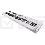 Клавиатура MIDI [231531] Arturia [KeyLab Essential 61 mk3 White] 61 клавиша, LCD дисплей, 9 энкодеров, 8 пэдов, 9 фейдеров, 12 кнопок управления, колеса высоты тона и модуляции, 1/4