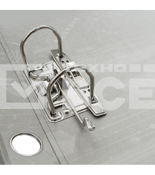 Папка-регистратор Silwerhof 1890079 A4 50мм, ПВХ/бумага черный, без окантовки, сборная, сменный карман на корешке