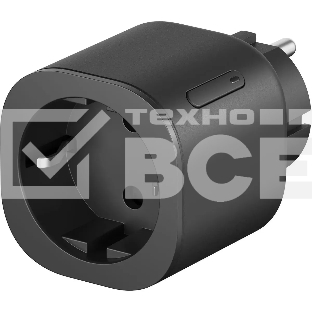 Умная розетка Yandex Matter EUBT Wi-Fi черный (YNDX-00540BLK)