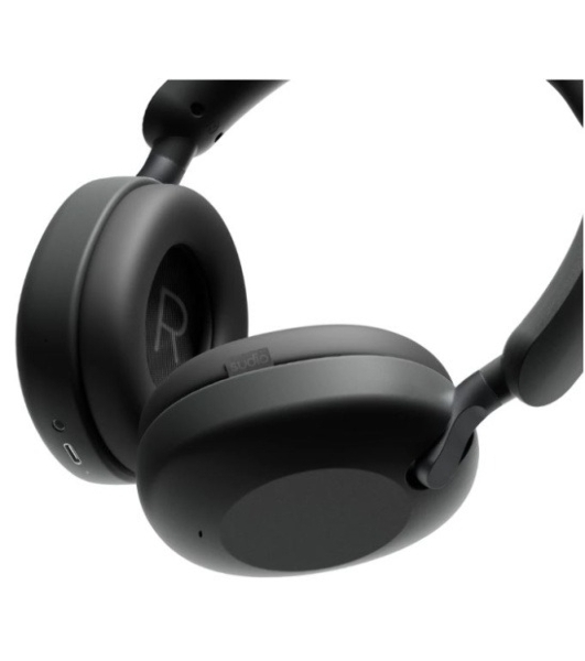 Беспроводные/проводные наушники Sudio K2 Pro черный, накладные, Bluetooth + проводной, активное шумоподавление, быстрая зарядка