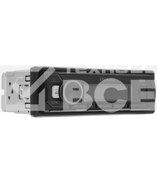Автомагнитола Prology GT-130, 1 DIN, Bluetooth, USB Type-A, AUX, пульт ДУ