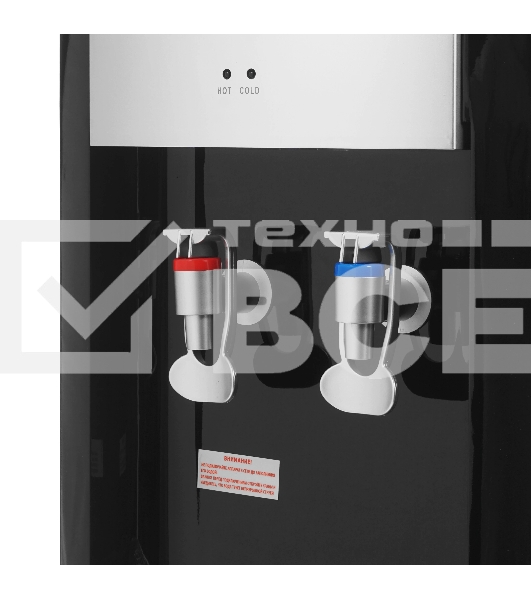 Кулер для воды AEL LD-AEL-28, верхняя загрузка, нагрев 90 °С, охлаждение 15 °С, черный/серебристый