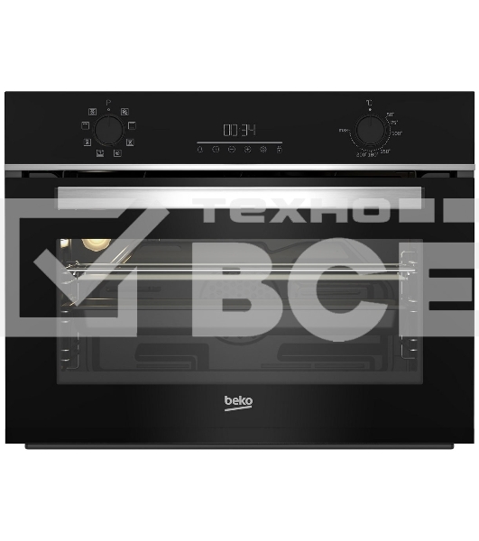Духовой шкаф электрический Beko BBCM13300X, черный/серебристый