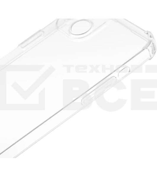 Чехол (клип-кейс) BoraSCO для Apple iPhone 15 Plus прозрачный