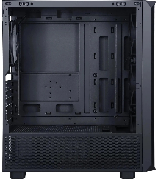 Компьютерный корпус Accord 3602 черный без БП ATX 2xUSB3.0 1xUSB3.1 audio bott PSU