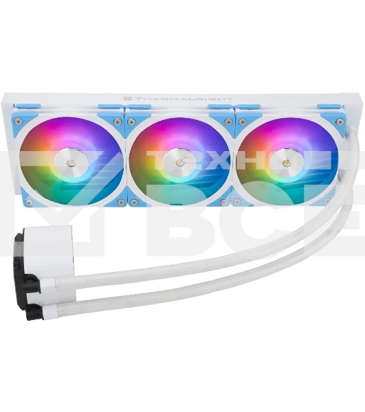Система водяного охлаждения Thermalright Frozen Horizon 360 ARGB Soc-AM5/AM4/1151/1200/2066/1700 белый 4-pin 28.1dB Al Ret (F-HORIZON-360-WH)