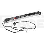 Сетевой фильтр СТАРТ SP 6x1 ZDVT 2USB, 6 розеток, до 16А, 1.5м, с заземлением, кнопка включения, алюминиевый корпус, защитные шторки, черный, фото5