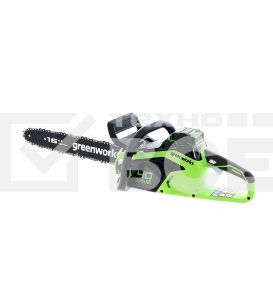 Цепная пила аккумуляторная GreenWorks GD40CS18, 40V, 40 см, бесщеточная,  1,8 КВТ, без АКБ и ЗУ