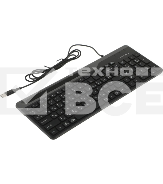 Клавиатура A4Tech Fstyler FK25 проводная, USB, черный/серый