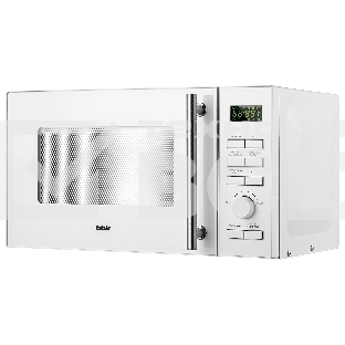 Микроволновая печь BBK 23MWS-951T/W белый, 23 л, 900 Вт, переключатели - кнопки/поворотный механизм
