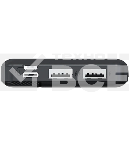 Мобильный аккумулятор Buro BP10A 10000mAh 10W 2A 2xUSB-A черный