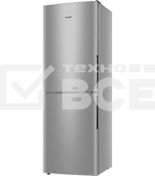 Холодильник Atlant 4612-181 серебристый двухкамерный 182/119л морозилка снизу