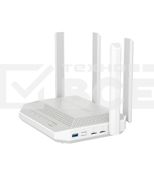 Гигабитный интернет-центр Netcraze Hopper 4G+ (NC-2312) с модемом 4G+, двумя слотами для SIM-карт, Mesh Wi-Fi 6 AX3000, 5-портовым Smart-коммутатором и многофункциональным портом USB 3.0