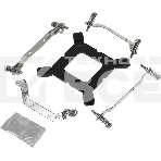 Устройство охлаждения(кулер) Accord ACC-4PS12 ARGb Soc-AM5/AM4/1200/1700/1851 черный 4-pin 37dB Al+Cu 180W 610gr brown box, фото3