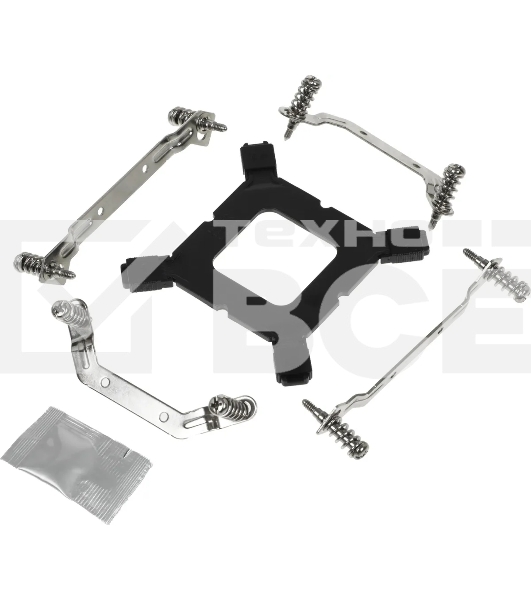 Устройство охлаждения(кулер) Accord ACC-4PS12 ARGb Soc-AM5/AM4/1200/1700/1851 черный 4-pin 37dB Al+Cu 180W 610gr brown box