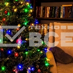 Гирлянда светод. Funray Лучики, SE-BEAM-110M, 10М, 100LED, мульти (4цв.),темно-зел.шн.0,7м,контр., фото12