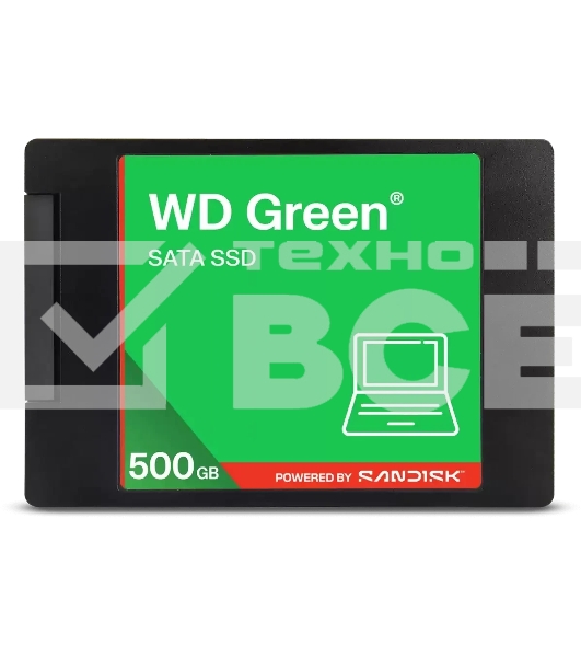 Накопитель SSD 500Gb WD Green, 2.5