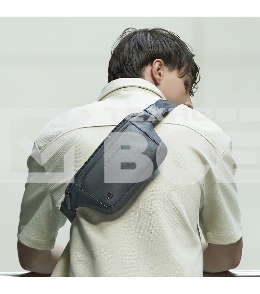 Сумка на пояс Piquadro Black Square CA2174B3/BLU4, синий, натур.кожа