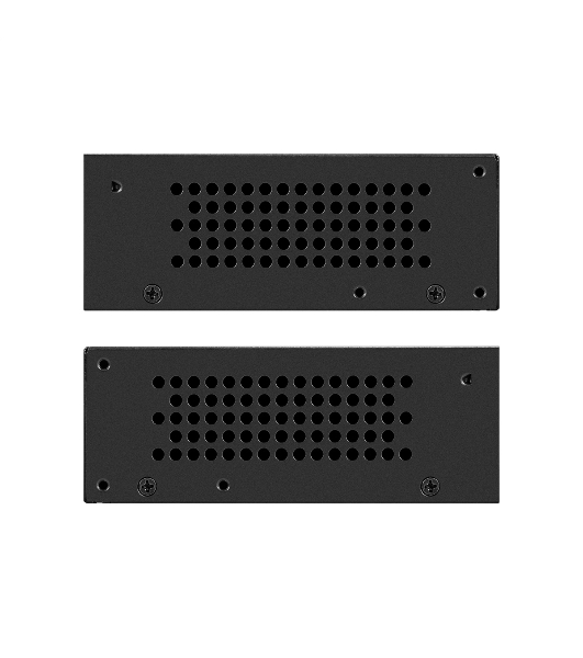 Коммутатор неуправляемый ExeGate EDES-1010D.8PoE-96W (10-портовый UTP 10/100 Base-Tx: 8 портов IEEE 802.3af (PoE), мощность PoE: 25W, суммарно 96W, 2 порта RJ45 uplink, настенный/настольный, металлический корпус)