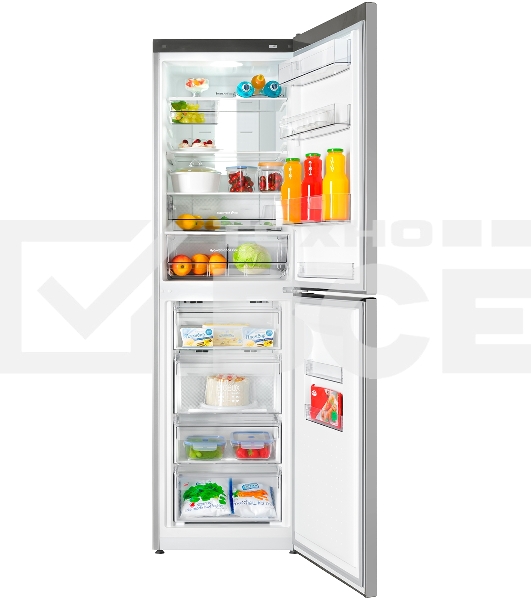 Холодильник Atlant ХМ-4625-189-ND серебристый двухкамерный 211/125л морозилка снизу, No Frost