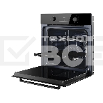 Духовой шкаф Kuppersberg HO 606 Black, High-Tech, 78 л, поворотное управление, дисплей, таймер, 6 режимов, макс. температура 310 градусов, телескопические направляющие (на 1 уровень), цвет черный, цвет фурнитуры черный, фото3