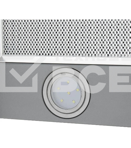 Вытяжка встраиваемая Maunfeld VS Light 50 нержавеющая сталь, 50 см, 520 куб. м/ч, 56 дБ