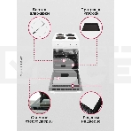 Плита электрическая Hansa FCEW54120 белый, конфорок 4 шт, духовка 62 л, 50 см x 85 см x 60 см, фото21
