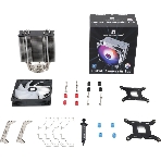 Кулер для процессора Thermalright Burst Assasin 120 ARGb (4-pin PWM, 154мм, Ni/CU, 6x6мм, ARGb, 1x120мм, 66.17CFM, 25.6dBA, 1550RPM, S: 1700, 1200, 115X, AM5, AM4), фото3