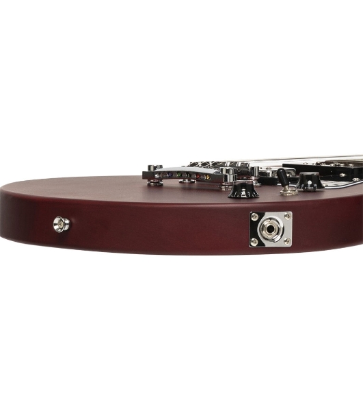 Электрогитара STAGG SEL-HB90 CHERRY 6-ти струнная, корпус массив красного дерева, гриф красное дерево, накладка палисандр, 22 лада, звукосниматели 1х P90, 1х хамбакер, регуляторы 1x громкости, 1x тона, 3-х поз. переключатель, цвет Cherry