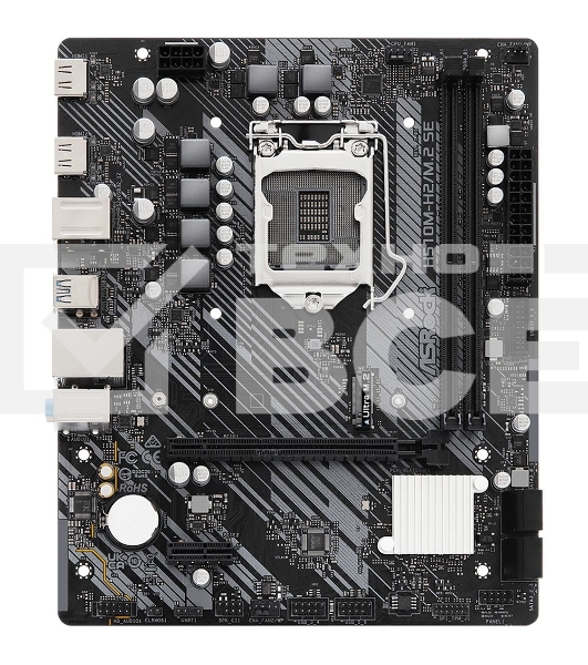 Материнская плата ASRock H510M-H2/M.2 SE, LGA 1200, Intel H470, 2xDDR4, 4xSATA, 1xM.2, 1xPCIe 4.0 x16, 1xPCIe x1, 2xHDMI, 1x 1Gb LAN, 2xUSB 2.0, 4xUSB 3.2 Gen 1, 3x3.5 мм, 7.1, mATX