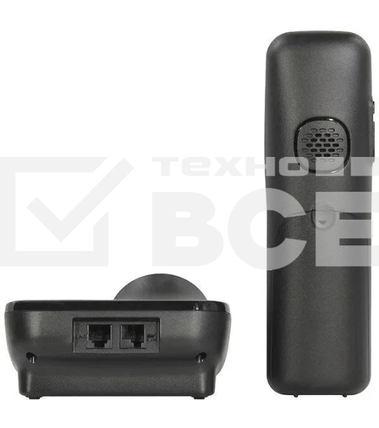 Телефон беспроводной (DECT) Panasonic KX-TGE110UCB черный