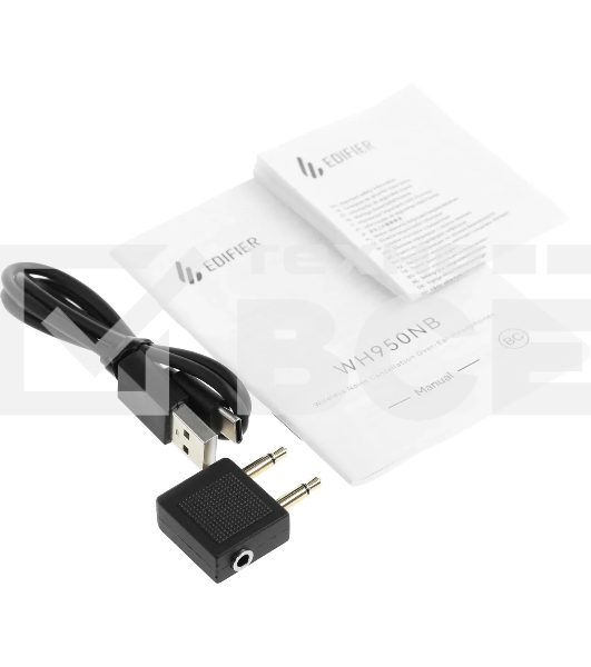 Гарнитура беспроводная Edifier WH950NB слоновая кость/золотистый беспроводные bluetooth оголовье