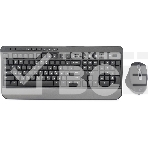 Клавиатура + мышь Оклик S290W клав:черный мышь:черный USB беспроводная Multimedia (351701), фото 1