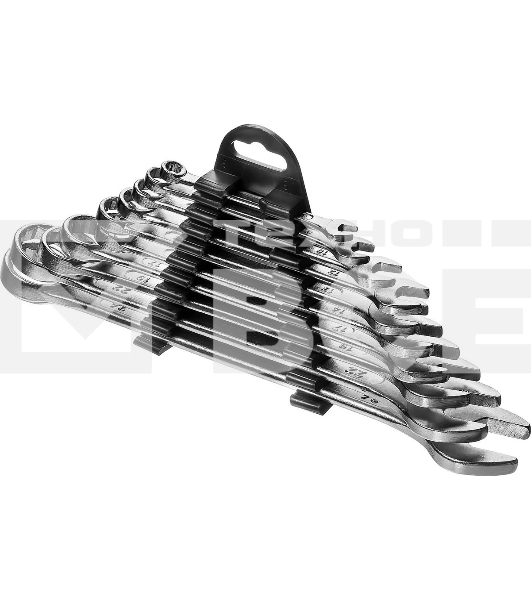 Набор комбинированных гаечных ключей 10 шт, 6 - 24 мм, СИБИН