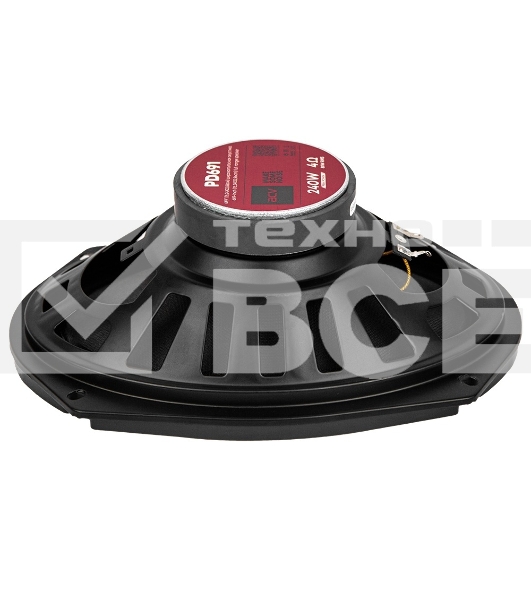Колонки автомобильные ACV PD-691 BEATS (без решетки) 240Вт 91дБ 4Ом 16x23см (6x9дюйм) (ком.:2кол.) коаксиальные однополосные