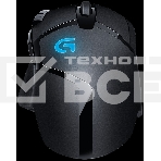 Мышь проводная Logitech G402 Hyperion Fury, черный, 4000 dpi, USB, кнопки - 8, фото4