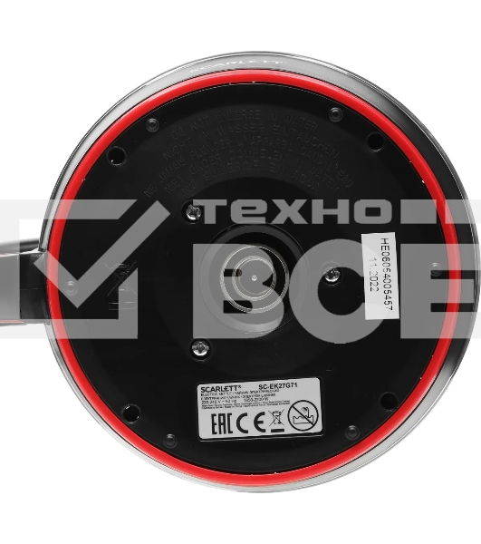 Чайник Scarlett SC-EK27G71 (Rosso Nero)