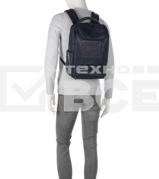 Рюкзак Piquadro Cronus CA6688S134/BLU синий кожа