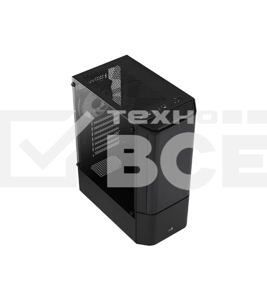 Корпус MidTower Aerocool / Formula Quantum-G-BK-v2 (черный) без Б/п, ATX 3FRGB Fan on front panel