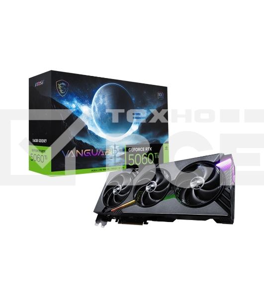 Видеокарта PCIE16 RTX5060TI 16GB RTX 5060 Ti 16G VANGUARD SOC MSI