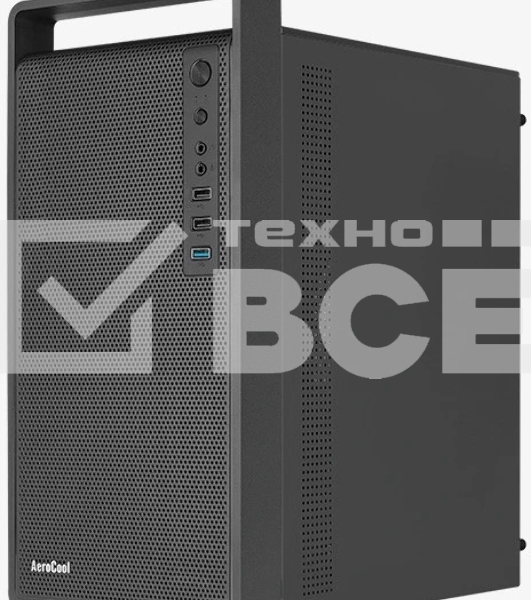 Компьютерный корпус MiniTower Aerocool / Formula CS-109-G-BK-v1 (mATX, USB3x1, USB2x2, 120мм RGb fan, без БП) (4711099472376)