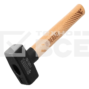 Кувалда Denzel 1000 г, кованая головка, буковая рукоятка