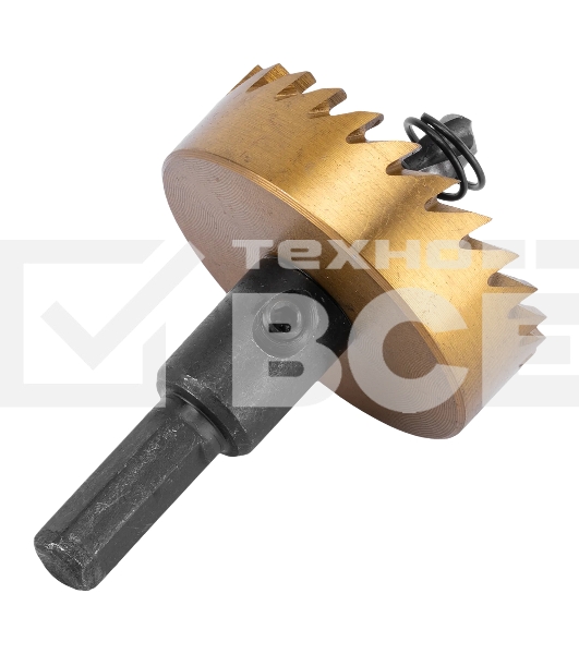 Коронка по металлу Denzel HSS, 45 мм, нитридтитановое покрытие