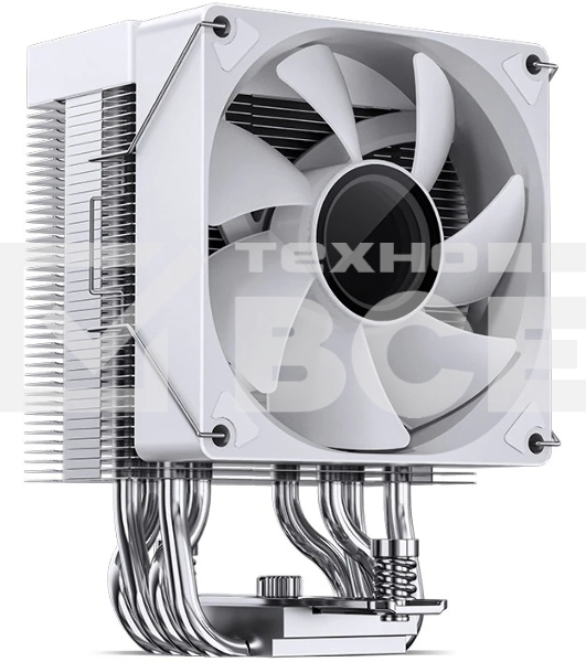 Кулер для процессора JONSBO CR-1400 V2 ARGb (180W, 4-pin PWM, 133мм, Al/Cu, 4x6мм, ARGb, 1x92мм, 38.2CFM, 33.8dBA, 2200RPM, S: 1700/1200/115X, AM4/AM5 белый)