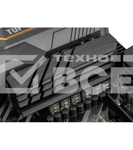 Материнская плата ASUS TUF GAMING B450-PLUS II, AM4, AMD B450, 4xDDR4, 6xSATA, 2xM.2, 1xPCI-E 3.0 x16, 1xPCI-E 2.0 x16, 3xPCI-E x1, 1xHDMI, 1xDP, 1x 1Gb LAN, 4xUSB 3.2 Gen 1, 1xUSB 3.2 Gen 2, 1xUSB-C 3.2 Gen 2, 5x3.5 мм, 7.1, ATX